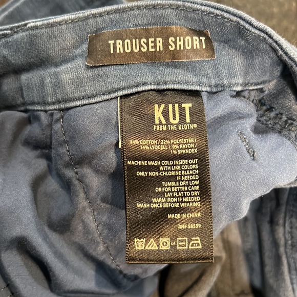 SOLD KUT *Trouser Short* in Deep Blue Size 8 - Picture 5 of 5